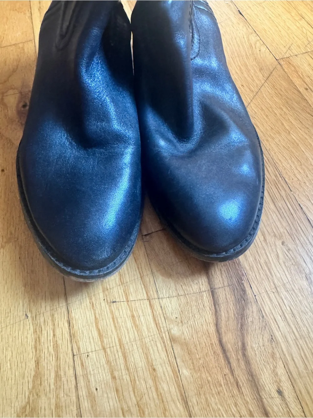 Sam Edelman Black Knee-high Button-Detail Leather Boots